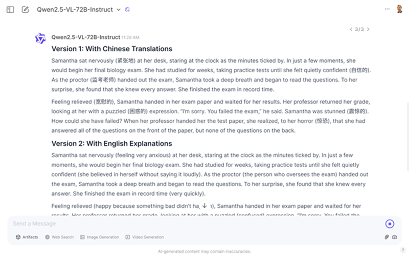 Expanded texts from Qwen
