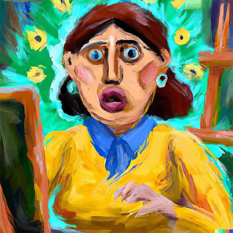 teaching resources images ai dalle2 shocked surprised teacher cartoon